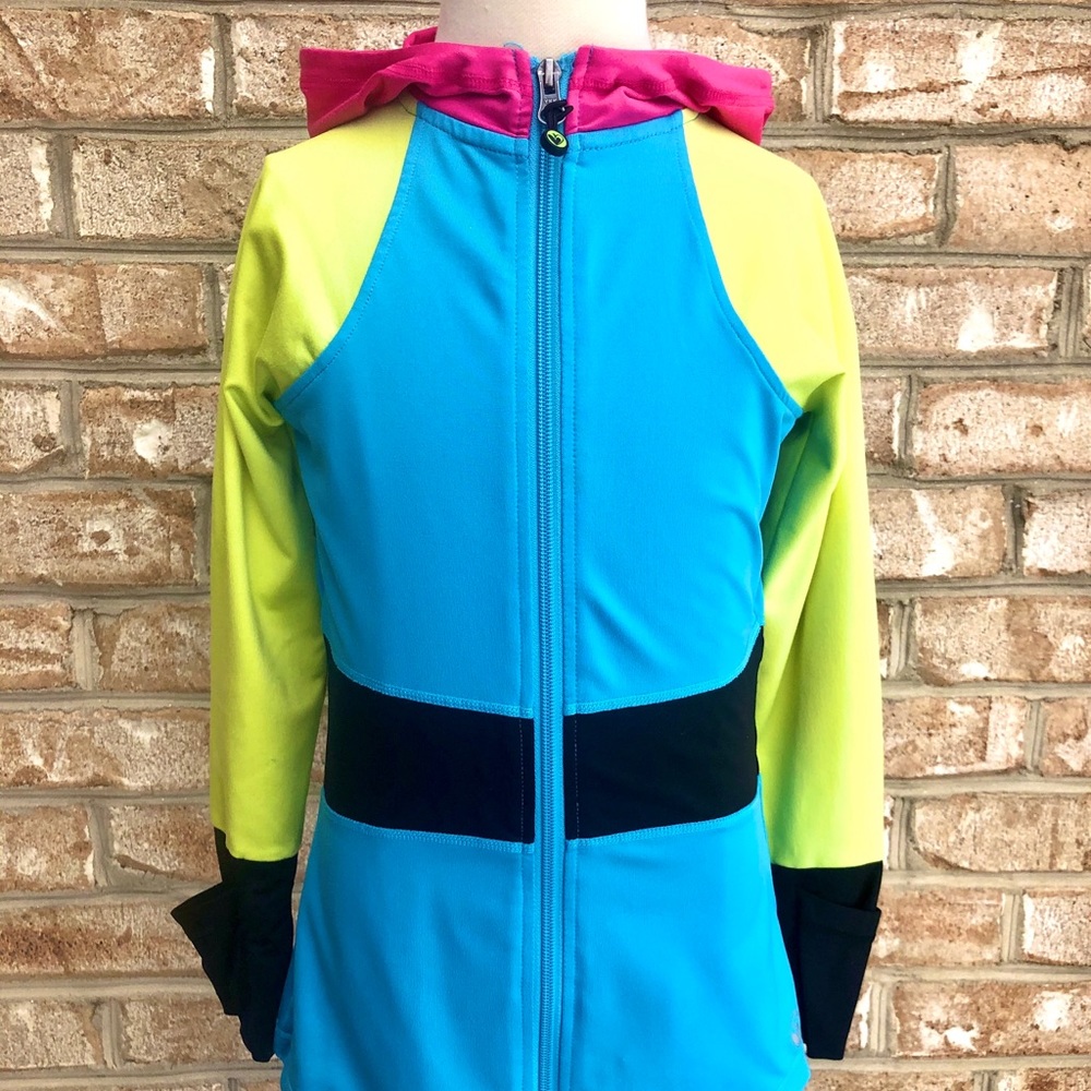Girls Limeapple Warm Up Jacket sz 8